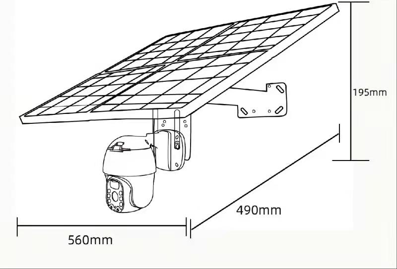 30X Optical Zoom Solar Panel Auto Human Tracking Camera 4G Sim Card Surveillance Security CCTV Camera