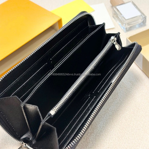 High Quality Designer PU Leather <b>Long</b> <b>Wallet</b> Card Holder Men Women's Key Pocket Clutch With Pocket - Product Image 5