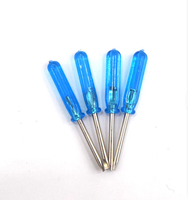 Grosir Set alat obeng Mini 2.5mm Phillips, jam tangan terisolasi saku kepala sekrup berlubang kelas industri dapat disesuaikan OEM
