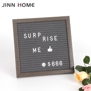 Tablero de <span class=keywords><strong>letras</strong></span> cambiable gris fieltro madera 10X10 roble al por mayor <span class=keywords><strong>con</strong></span> soporte triangular madera 340 <span class=keywords><strong>letras</strong></span> <span class=keywords><strong>Emojis</strong></span> - Product Image 3