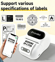 Imprimante thermique portable 58 mm pour étiquettes et reçus, sans encre, certifiée CE/FCC/ROHS, pour utilisation en TPV (Terminal de Point de Vente) – En stock