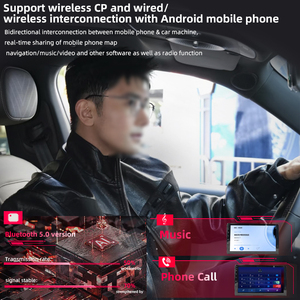 Großes 7 Zoll 9 Zoll 10 Zoll Universal Android Navigationssystem 2G Kabelloses WLAN Rückfahrkamera CarPlay Sprachsteuerung Eingebautes GPS Armaturenbrett - Product Image 6