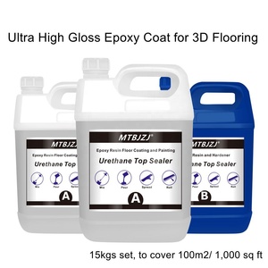 MTBJZJ 	 Resina Epoxi de Baja Viscosidad para Recubrimiento de Pisos 3D, Alta Transparencia, Desespumante Natural para Estudio - Product Image 4