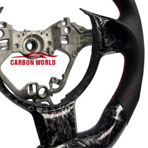 Volante de fibra de carbono forjado para Toyota <span class=keywords><strong>GT86</strong></span> TRD GRMA Subaru BRZ 2012-2020 WAX VA, volante de coche deportivo personalizado - Product Image 4
