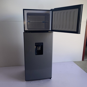 <span class=keywords><strong>Réfrigérateur</strong></span> à double porte de grande capacité de 280 L avec congélation supérieure et réfrigération inférieure et distributeur d'eau - Product Image 1