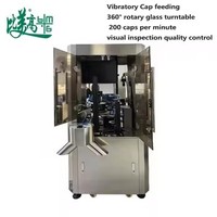 Machine d'inspection CCD haute vitesse pour bouchons de bouteilles en verre, détection ultra-précise des défauts : taches noires, rayures, bavures