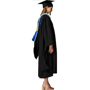 Venta al por Mayor de Togas de Graduación Escolares Unisex 2025, Nuevas, Mate, Personalizables, Cómodas y de Alta Calidad, con Birretes, Cordón de Honor, Borla y Estola - Product Image 4