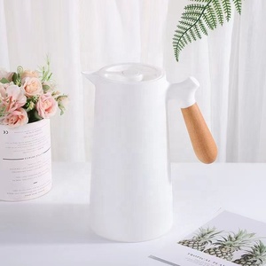 Thiết kế mới tùy chỉnh 1L thân thiện với môi đôi tường chân không Bình trà nồi thép không gỉ cách điện nóng nồi cà phê - Product Image 3