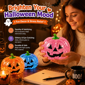 En gros : Squishy Citrouille d'Halloween à remontée lente, Jouet anti-stress pour adultes - Soulagement du stress et divertissement à presser - Product Image 6