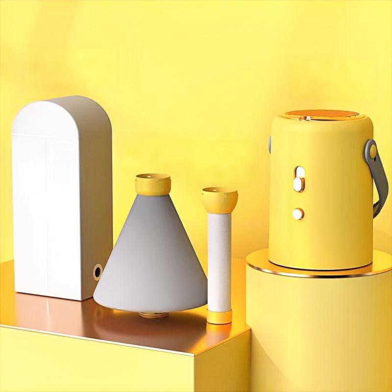 Conjunto completo amarillo + funda de tela grande