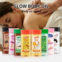 Huile Essentielle de Massage au Curcuma Hydratante pour le Visage et le Corps avec Vitamine C pour Tous Types de Peau 200ml 100% Naturelle Biologique