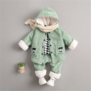 Set di Abbigliamento Invernale per Bambine in 3 Pezzi, Magliette e Giacche in Pelliccia per Bambini, Vendita all'Ingrosso dalla Cina - Product Image 6