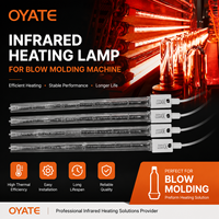 Lampe chauffante infrarouge professionnelle OYATE 2000W avec tube chauffant pour la production de préformes PET