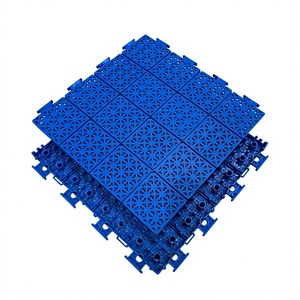 AquaGrid Blue Interlocking PP <b>Tiles</b> – Premium Snap-Together <b>Plastic</b> Flooring Solution for Sports & Recreation Areas - Product Image 6