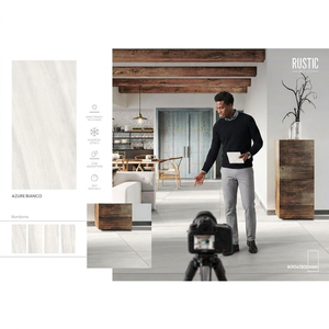 Foshan Super Cemento Grey Glazed Porcelain Tiles Concrete Look Designer 24x48inch Floor Wall Tile - Product Image 5