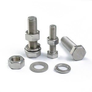 Tornillo De Cabeza Hexagonal Con Valona Galvanizado Brillante