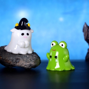Adornos Pequeños Decorativos DIY de Halloween: Muñecas de Brujas y Fantasmas para Micro-paisajes - Product Image 4