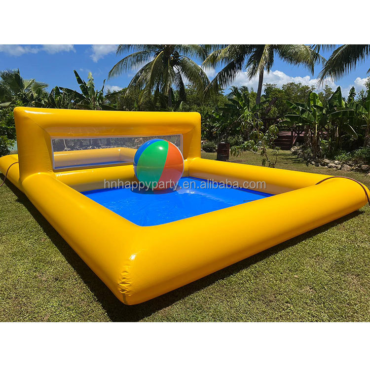 Terrain De Volley Gonflable Aquatique SUPER VOLLEY 30 – Trampoline D'Eau Pour Bateau/Yacht