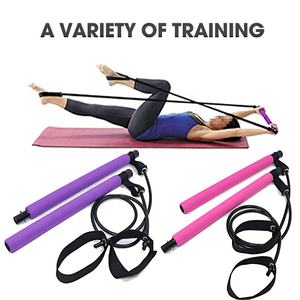 <span class=keywords><strong>Kit</strong></span> de barre de yoga et de Pilates réglable avec <span class=keywords><strong>bandes</strong></span> <span class=keywords><strong>élastiques</strong></span> pour la remise en forme à domicile - Product Image 4