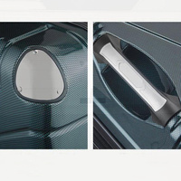 Valise à roulettes personnalisée personnalisée légère en ABS & PP Bagages d'affaires de luxe Sacs de voyage Spinner Caster TSA Lock