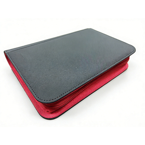 Classeur de collection de cartes à collectionner avec couverture colorée et logo personnalisé, 20 pages à chargement latéral, fermeture éclair, pour jeux de cartes à collectionner, sports et TCG - Product Image 4