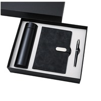 Set de Regalo Triple Premium: Vaso de Acero Inoxidable con Pantalla de Temperatura Inteligente, Cuaderno y Bolígrafo, con Logotipo Personalizado, Caja Ejecutiva para Oficina, Venta al Por Mayor
