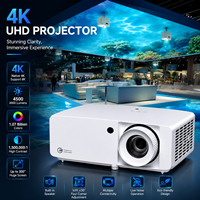 Projecteur laser 4K UHD Optoma JEV9012 pour musée d'histoire, 4500 lumens avec haute résolution et zoom 1,6x