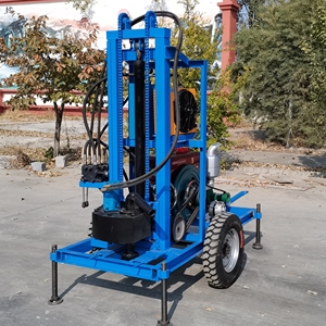 Macchina Perforatrice per Pozzi d'Acqua da 150 m su Rimorchio, Trivella Idraulica Diesel per Pozzi d'Acqua per Irrigazione Agric - Product Image 3