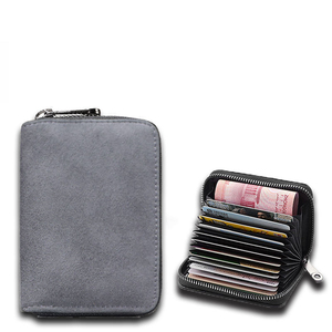Wholesale Factory Luxury 11 Clip Zipper PU Portable Travel <b>Wallet</b> Coin Purses Minimalist Cute Short Purse <b>Wallet</b> Women <b>Men</b> Lady - Product Image 6