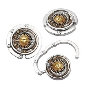 Time Gem Hook Promotional <b>Gift</b> Set Portable Hanging Zinc Alloy Folding Desktop Hook Delicate Ladies' Bag Fashionable <b>Gift</b> - Product Image 6