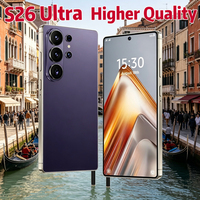 Ponsel Pintar 7.7 Inci S26 Ultra 22GB+2TB dengan S-Pen Layar Besar Android 15 Tidak Terkunci Global 5G Dual Sim S26 Ultra