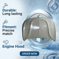 Capot moteur en acier, pièces de rechange extérieures automobiles durables et de précision OEM pour Chevrolet Cavalier 2016