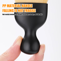 Brosse de dépoussiérage professionnelle multi-usages pour voiture, poils en nylon doux, respectueuse des fentes de climatisation, des sièges en cuir, des panneaux de porte et de l'électronique