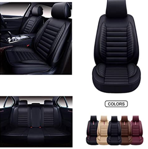 Housses de siège de voiture en cuir personnalisées, couvre-siège de luxe pour véhicule universel, 2022 - Product Image 5