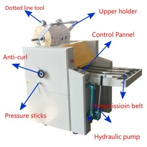 Полуавтоматический ламинатор DAPENG 720A с гидравлическим нагревом для бумаги и пластиковой пленки - Product Image 4