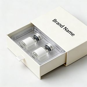 Boîtes <span class=keywords><strong>de</strong></span> capsules <span class=keywords><strong>de</strong></span> peptides haut <span class=keywords><strong>de</strong></span> gamme en gros, emballages rigides <span class=keywords><strong>de</strong></span> luxe personnalisés pour flacons pharmaceutiques <span class=keywords><strong>de</strong></span> 3 ml et 5 ml - Product Image 1