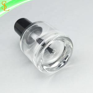 Bouteille en verre d'huile de vernis à ongles bio de 9ml avec cylindre vide d'impression d'art <span class=keywords><strong>et</strong></span> brosse à bouchon à vis Style Art Déco - Product Image 4