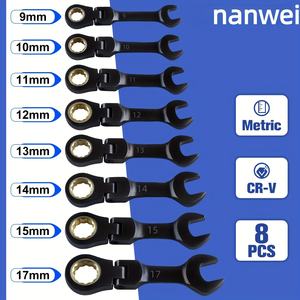Set di Mini Chiavi a Cricchetto Orientabili per Riparazioni Auto, Chiavi Piccole per Riparazioni Meccaniche in Spazi Ristretti - Product Image 4