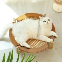 Lit hamac mural pour chat PAIPET, mobilier mural en bois pour chat, lit suspendu surélevé pour chat, étagère intérieure pour animaux de compagnie, OEM, vente en gros personnalisée