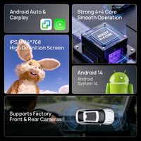 Autoradio Android 15 avec écran vertical de 12,1 pouces pour Ford Raptor F150 2013-2015, lecteur multimédia de voiture, FM/AM, vidéo, Carplay, autoradio stéréo