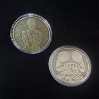 Pièce commémorative créative en bronze pour couple, collection de souvenirs intimes, cadeau pour la Journée du Peuple