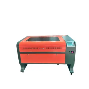 100w to 130w Reci W4 Ruida Laser Cutter 6090 engraving cutting machine with Linear Guide Rail on X and Y Axis CW5000 Chiller