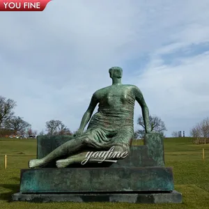 Estatua de bronce para mujer, escultura de latón famosa, al aire libre