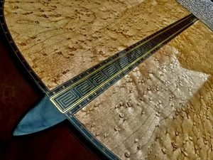 Guitare classique haut de gamme entièrement en <span class=keywords><strong>bois</strong></span> massif de 39 pouces, Geake K-980, fabriquée à la main, table en épicéa suisse, fond et côtés en érable œil de moineau, vente en gros - Product Image 4