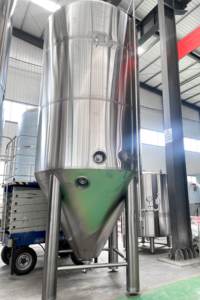 ถังหมักเบียร์ทรงกรวย สเตนเลสสตีล 304/316 ขนาด 10,000 <span class=keywords><strong>ลิตร</strong></span> 10 ตัน ยูนิตแทงค์ สำหรับขาย - Product Image 3