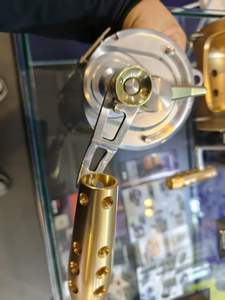 Moulinets de pêche en haute mer Gold Marine Ocean Tuna Shark Offshore 2 vitesses 80W 130W pour la pêche au trolling de gros gibier - Product Image 5