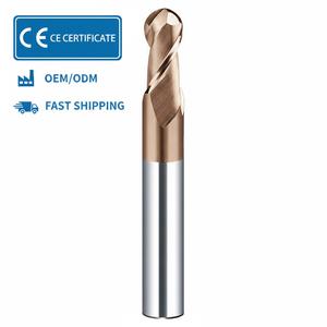 الجملة R0.75 بت الأنف الكرة مدبب كربيد نهاية مطحنة Cnc راوتر بت الكرة الأنف 2 المزامير - Product Image 1