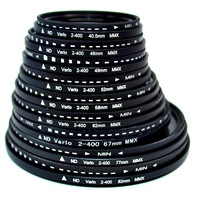 FUYALIN 72mm 77mm Réglable ND2 à ND400 ND2-400 Filtre ND Pour lentille De Caméra