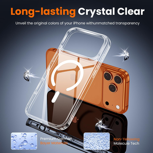 En stock – Vente en gros – Coque de téléphone 3-en-1 avec protection d'écran en verre trempé 9H et protection d'objectif d'appareil photo pour <span class=keywords><strong>iPhone</strong></span> 14 15 16 17 18 Pro Max - Product Image 4