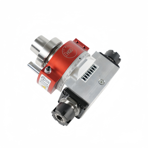 HQD Four-Output <b>Aggregates</b> HSK63F ER25 Angle Head With Motor for Home Decoration Engraving Machine 7000-12000rpm HQD Four-Output - Product Image 4